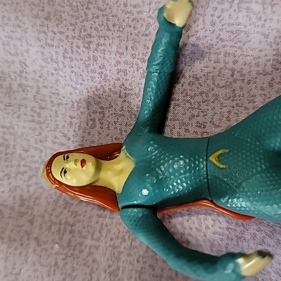 Aquaman Mera Doll Burger King DC Comics Justice League Toy Figure Amber Heard 4" - Picture 5 of 6